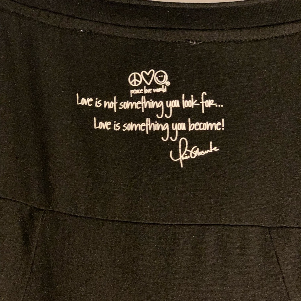 Peace Love World Comfy Affirmation Pullover - Picture 4 of 5